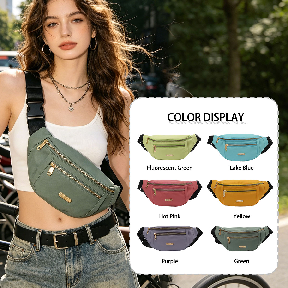 Cycling Commute Bag - Borsa da Petto Casual alla Moda