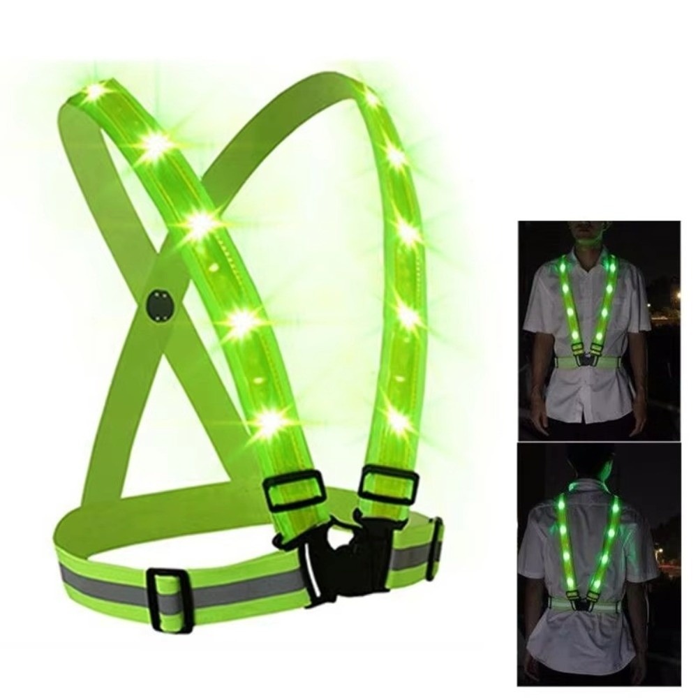 Reflective Vest Cycling - Nuovo Gilet di Sicurezza LED in