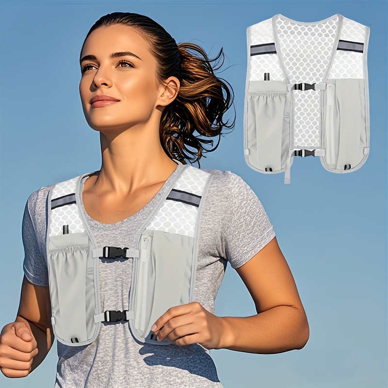 Reflective Vest Cycling - Zaino leggero per alpinismo all'aperto, campeggio,