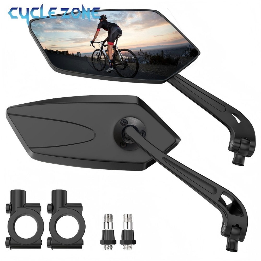 Cycling Zones - Specchietto retrovisore per bicicletta regolabile a