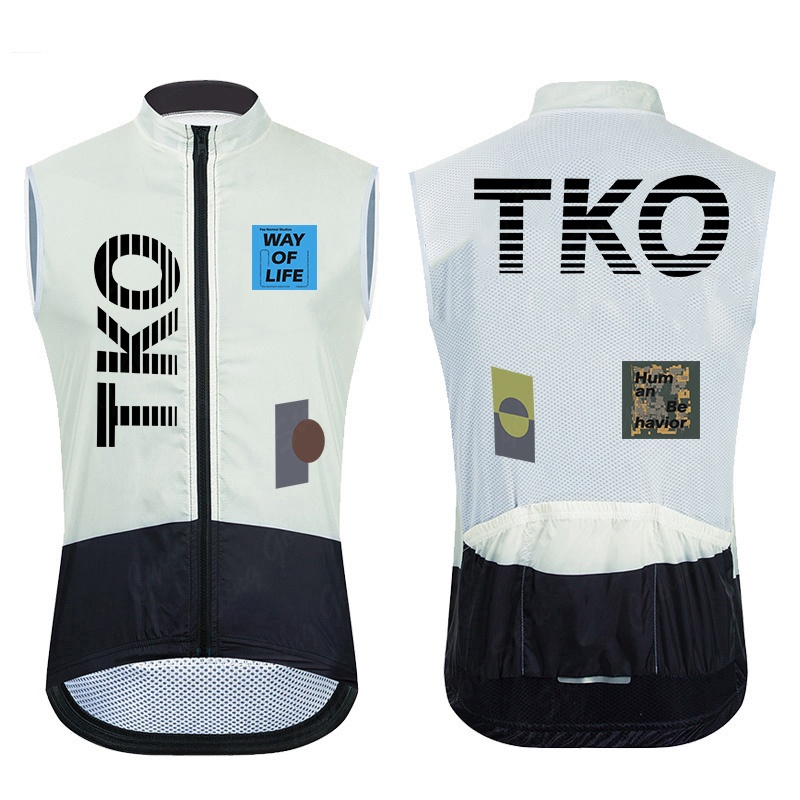 Reflective Vest Cycling - Maglia da ciclismo senza maniche leggera