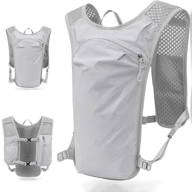 Reflective Vest Cycling - Gilet Idratazione Ultraleggero per Trail Running