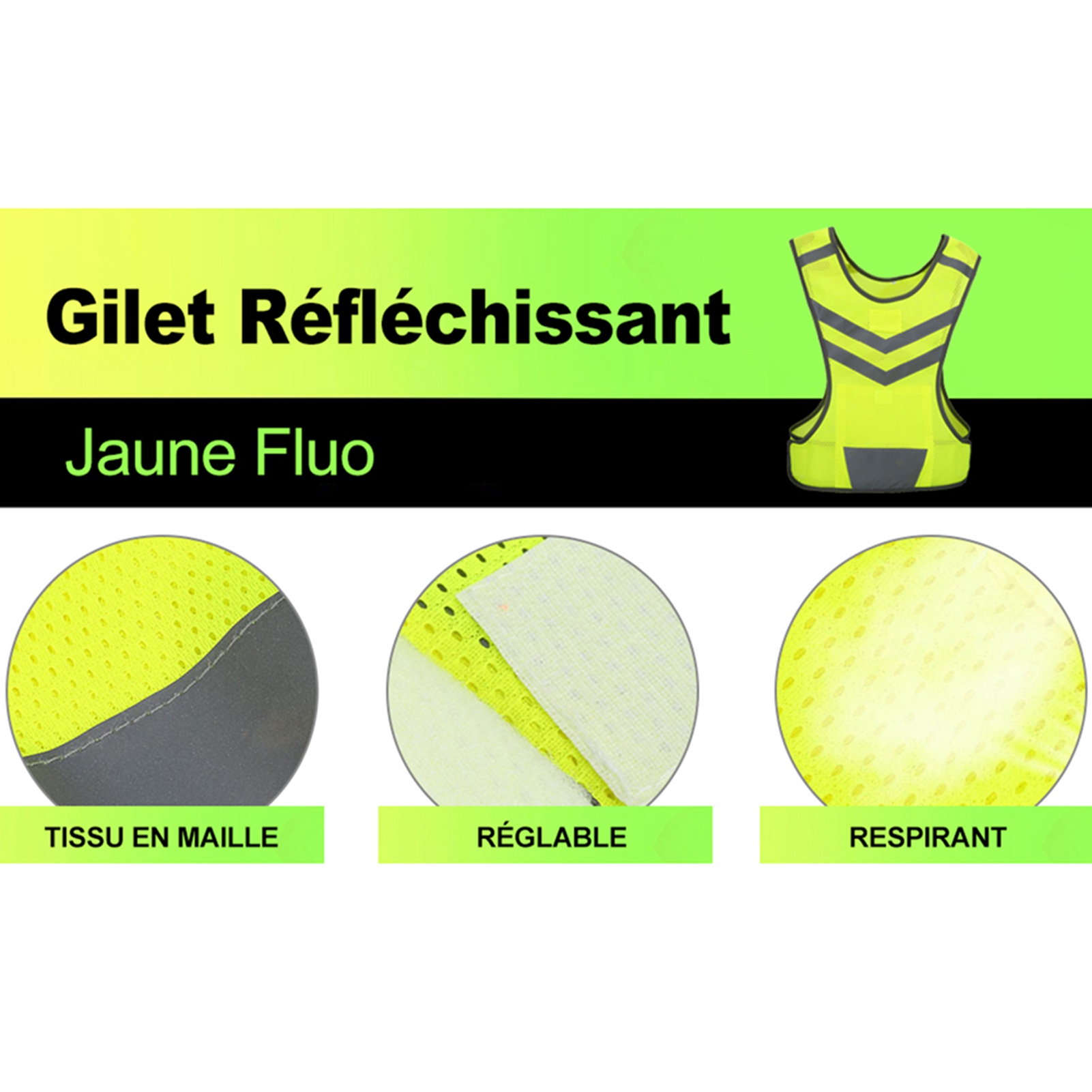 Gilet di sicurezza riflettente - Reflective Vest Cycling recensione e prezzo