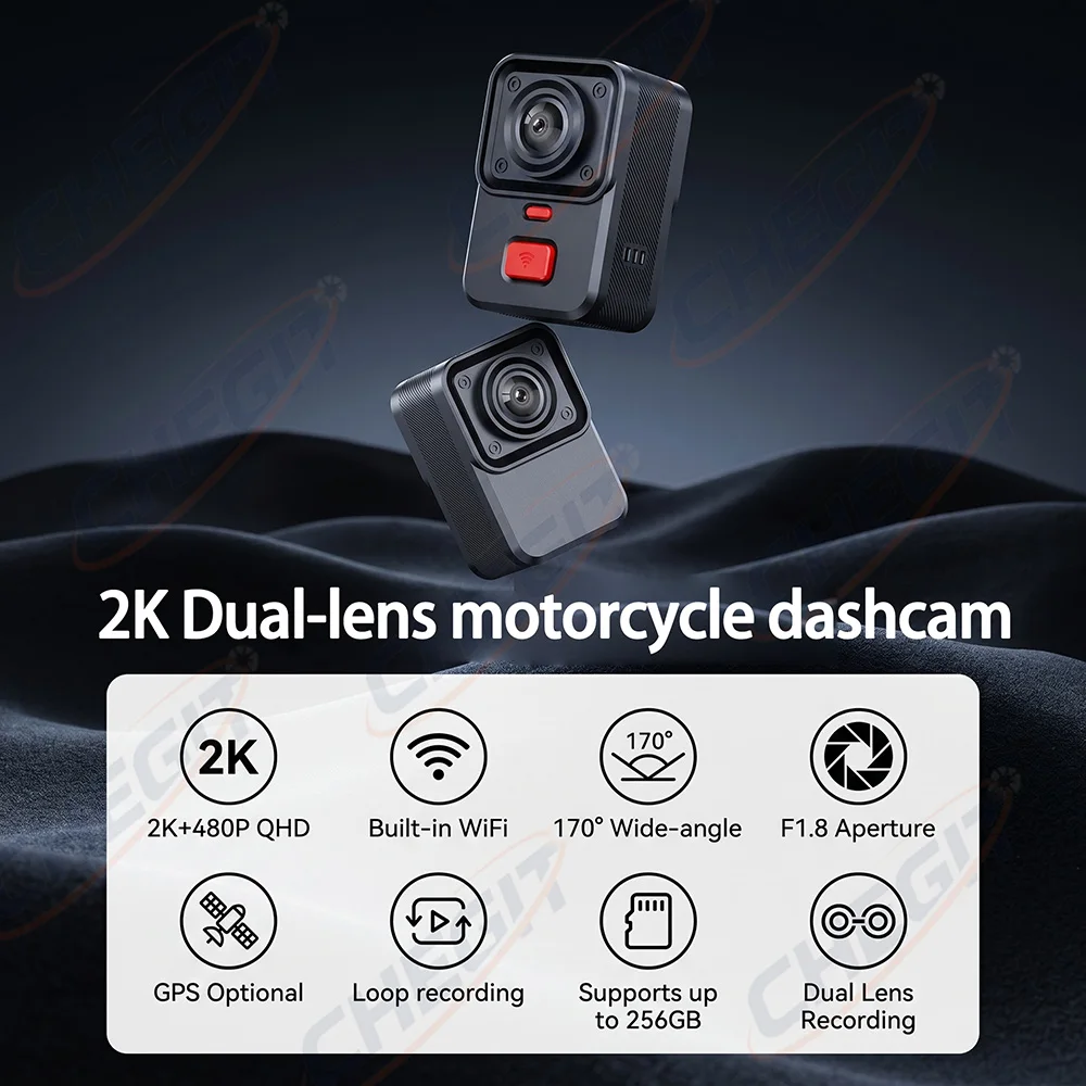 Telecamera DVR per Moto a 2 Ob - Cycling Loop recensione e prezzo