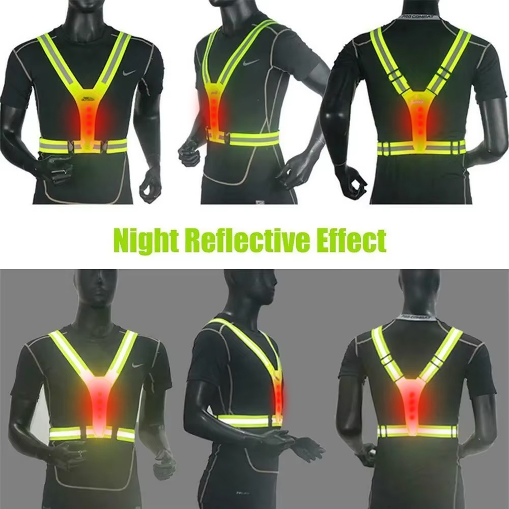 Gilet da corsa a LED Cinghie r - Reflective Vest Cycling recensione e prezzo