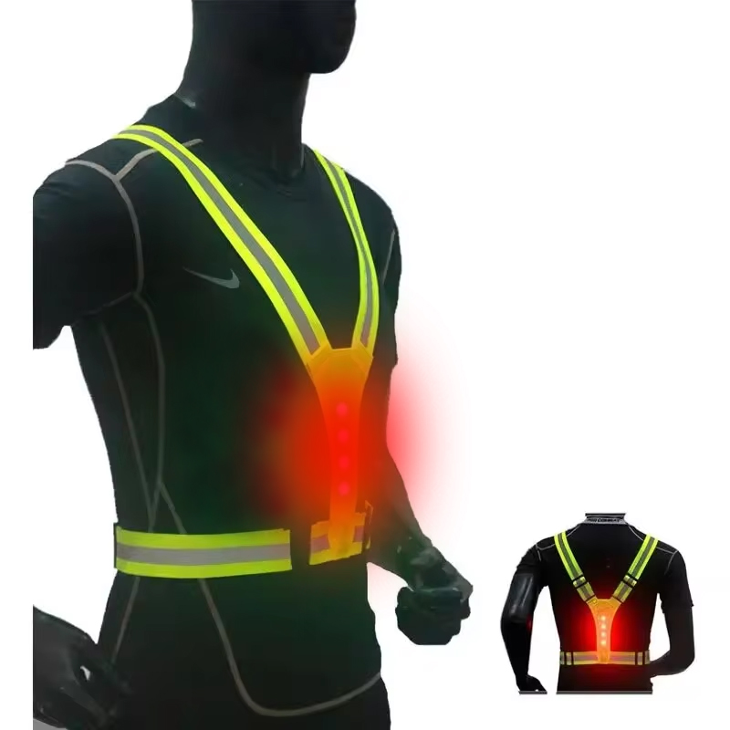 Gilet da corsa a LED Cinghie r - Reflective Vest Cycling recensione e prezzo