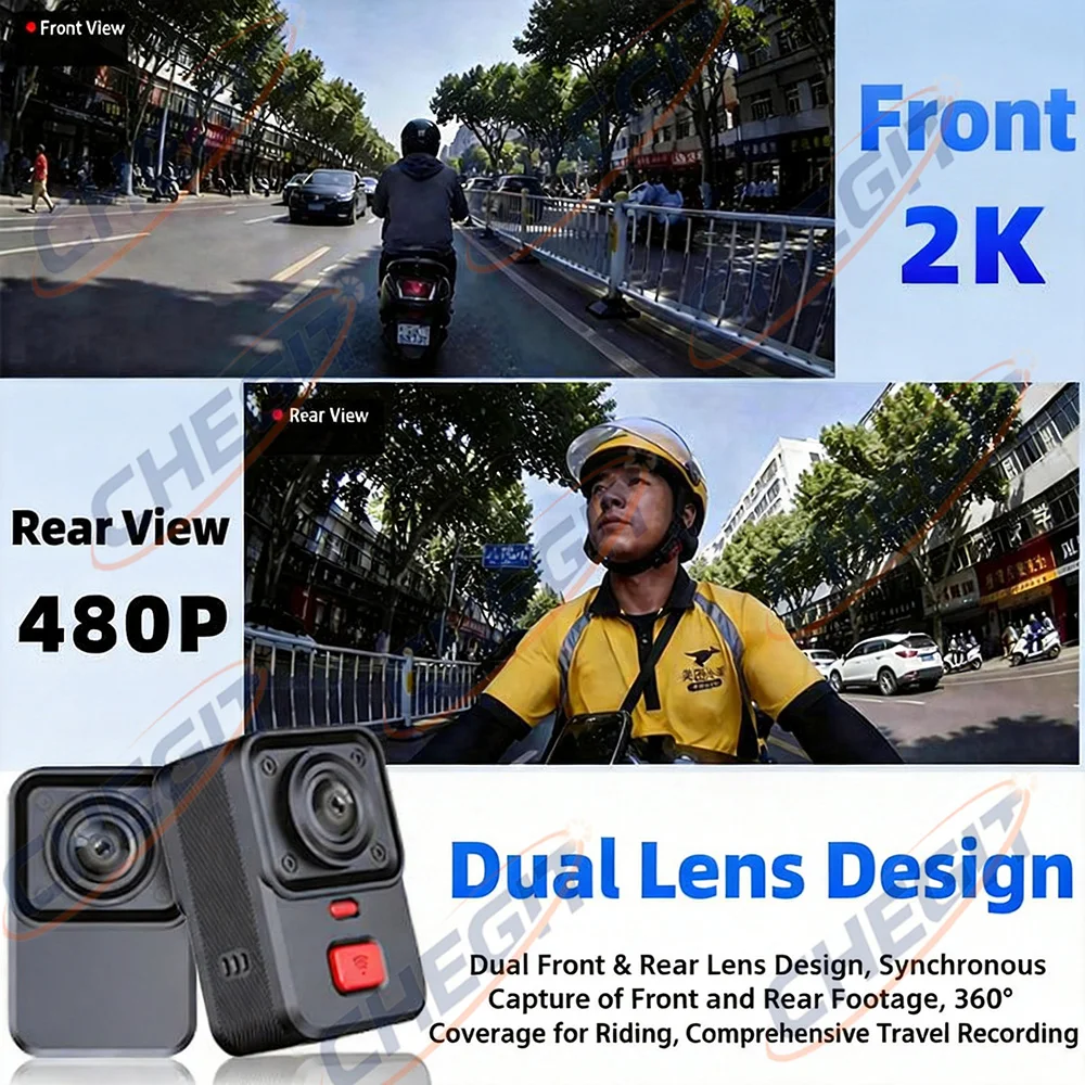 Telecamera DVR per Moto con 2  - Cycling Loop recensione e prezzo