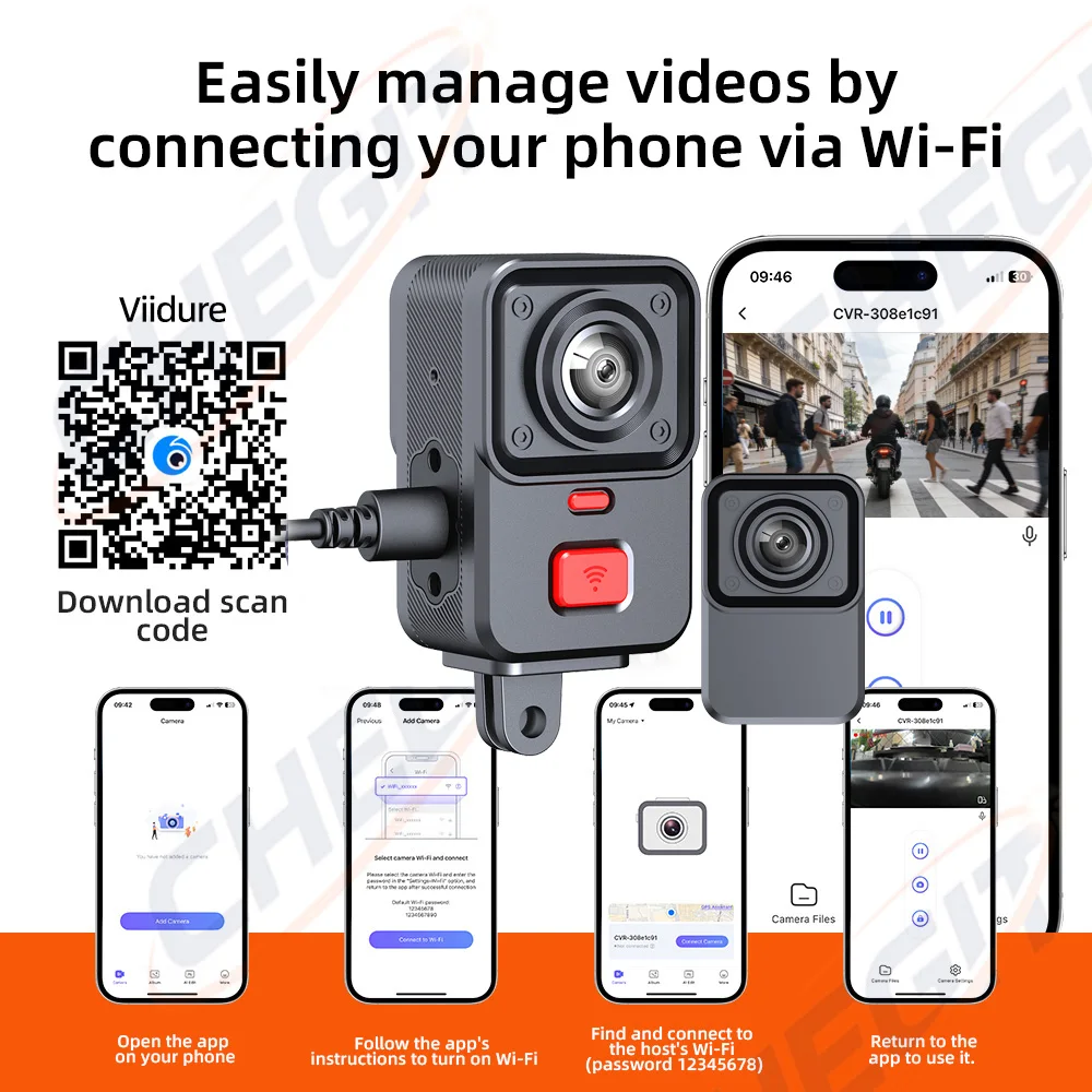 Telecamera DVR per Moto con 2  - Cycling Loop recensione e prezzo