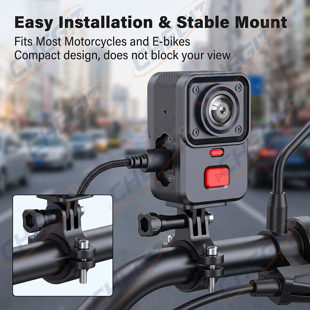 Telecamera DVR per Moto con 2  - Cycling Loop recensione e prezzo