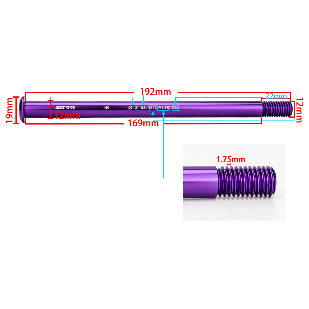 ZTTO M12xP1.0/1.5/1.75 Perno P - Dynamo Hub Front recensione e prezzo